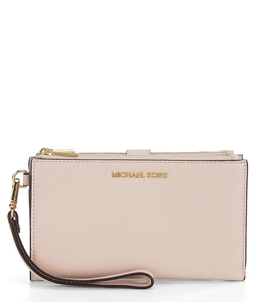 HOBO Link Leather Zip Wristlet