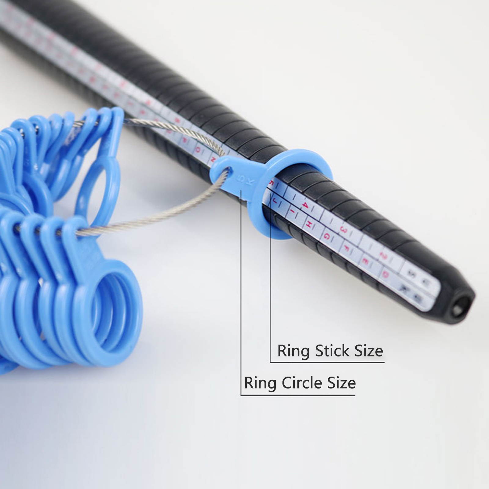 Lastics Ring Stick Multiple Countries Universal Mixed Type Ring Size Measure Tool