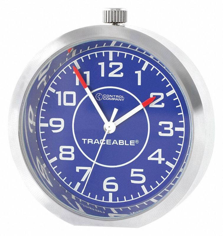 CONTROL COMPANY 1003 Mini Clock, 1.6 In x 0.3 In