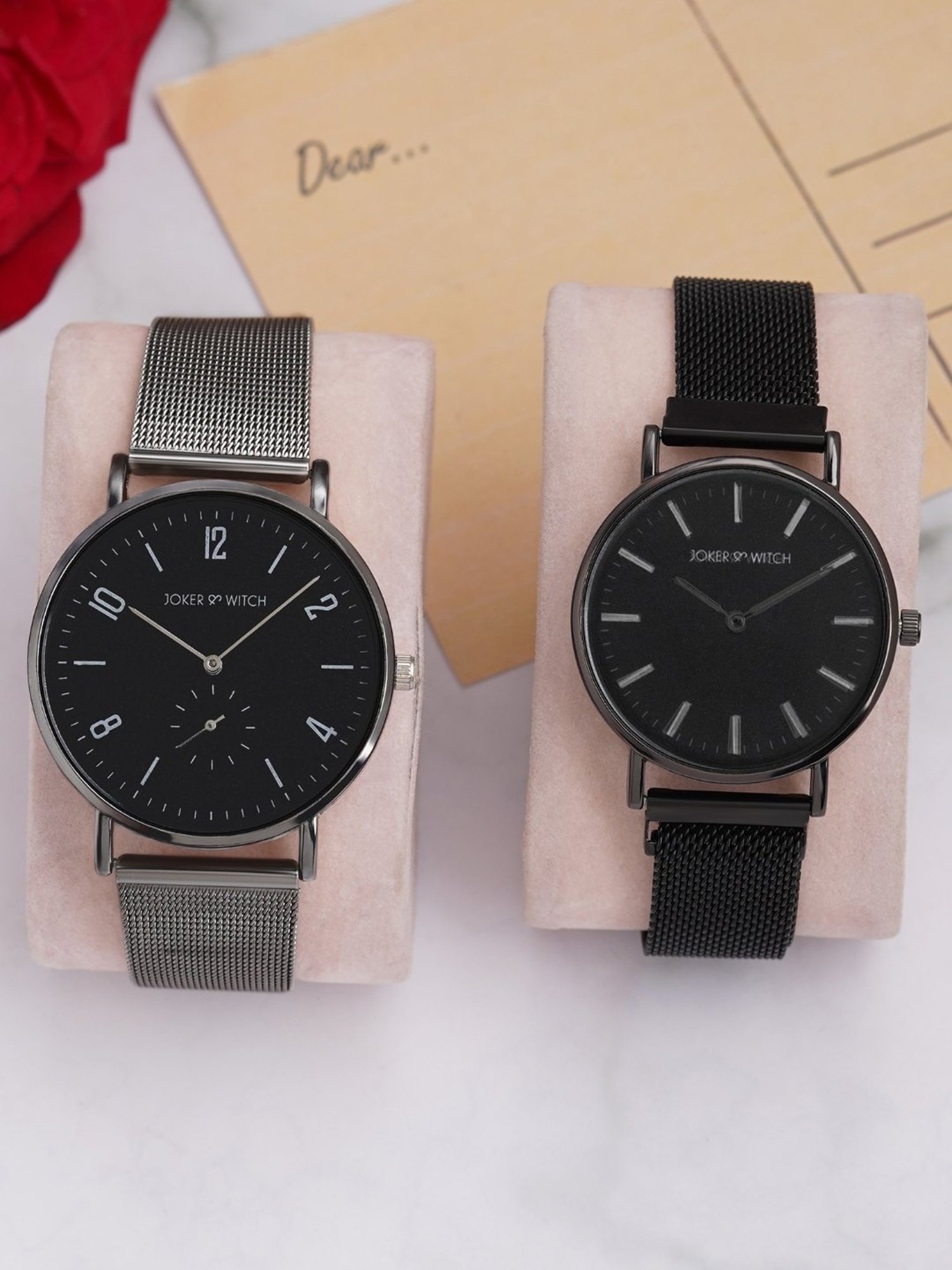 Joker & WItch JWCW324 Analog Couple Watch