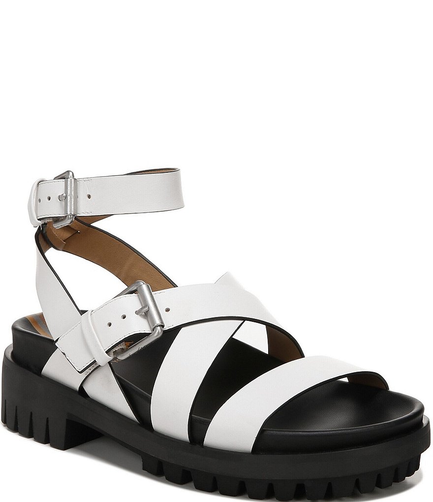 Sam Edelman Eleanora Leather Ankle Wrap Sandals