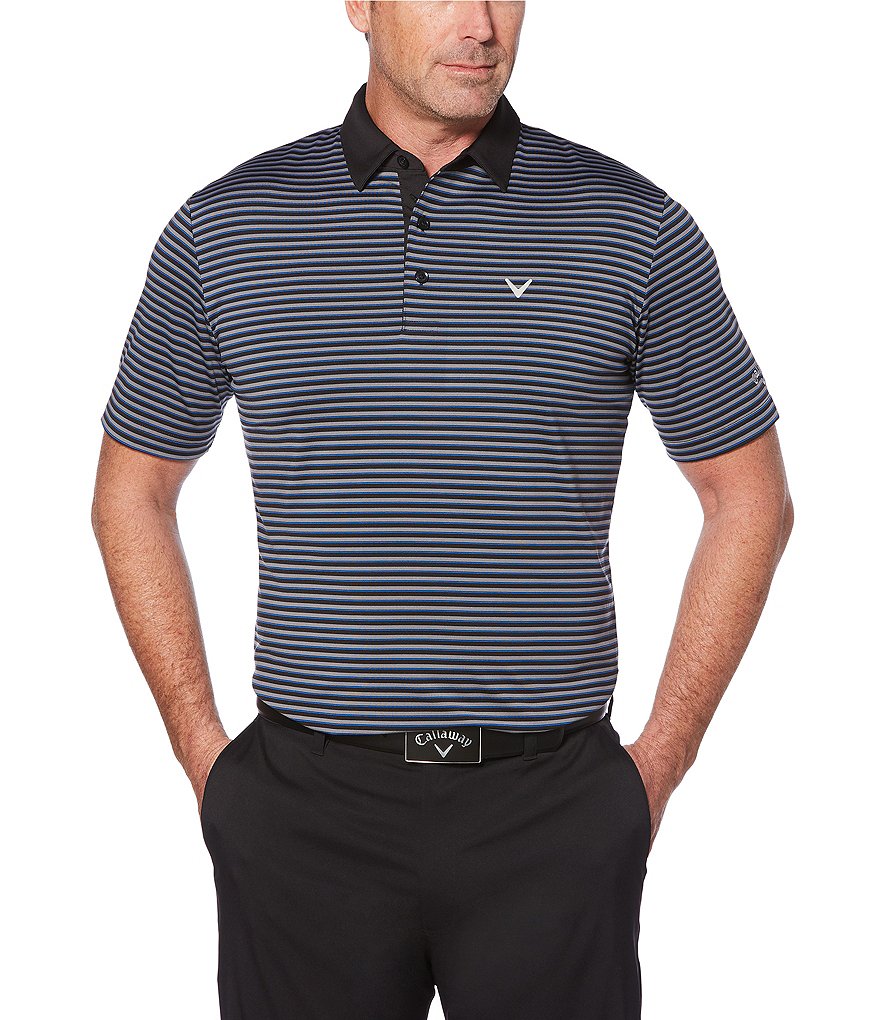 Callaway Short-Sleeve Vent Stripe OptiDri&trade; Golf Polo