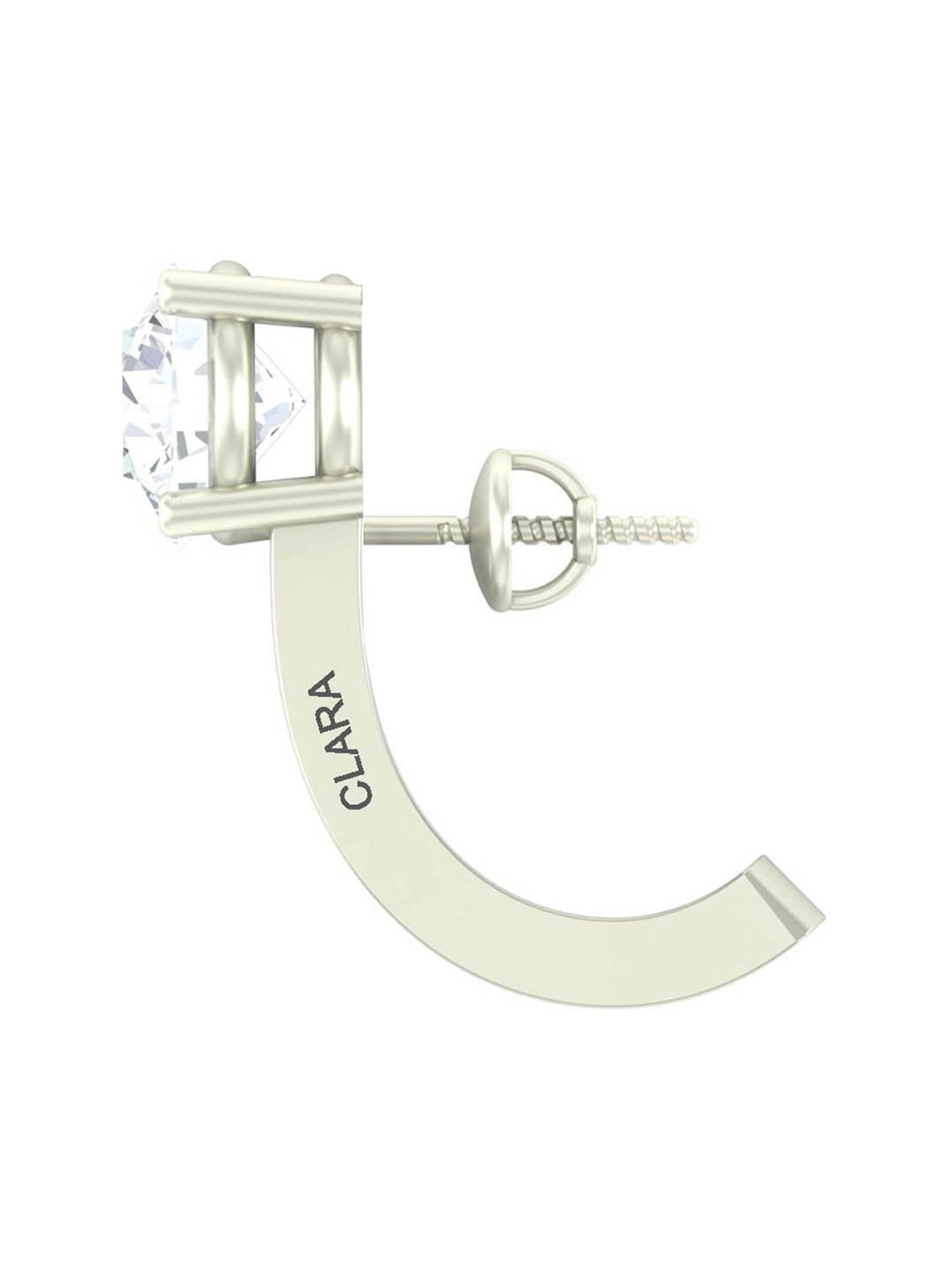 Clara 92.5 Sterling Silver Amy Earrings for Women