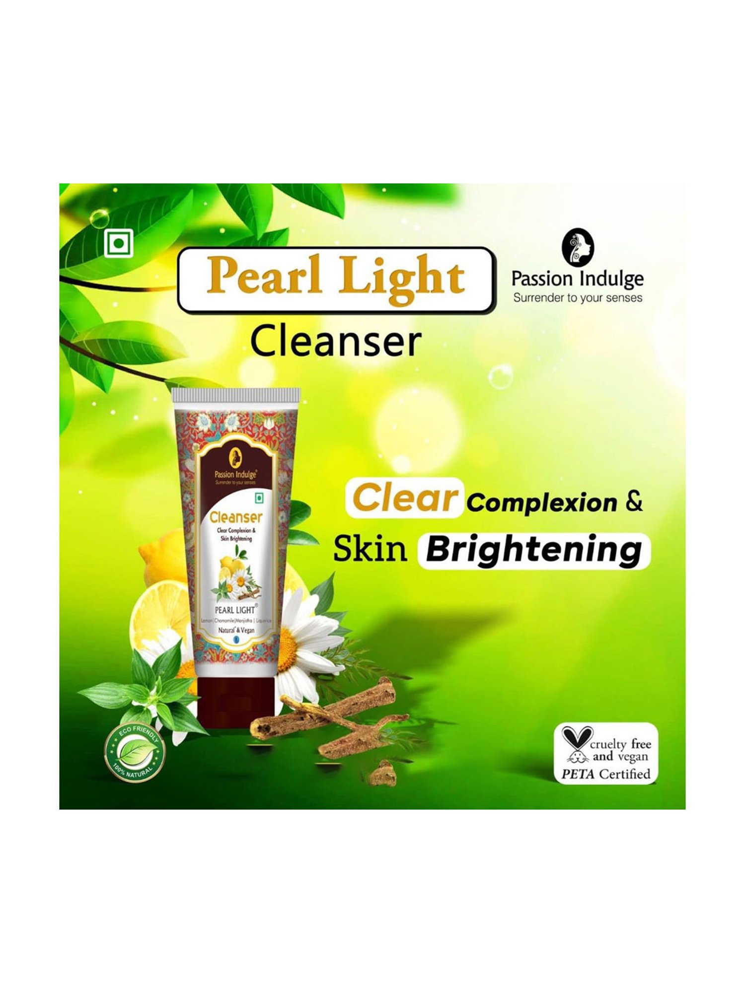 Passion Indulge Pearl Light Spot Reduction & Skin Lightening Cleanser - 100 ml