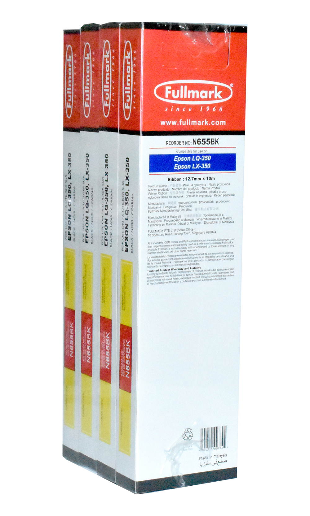 Buy Fullmark N655BK High Density Nylon Printer Ribbon compatible