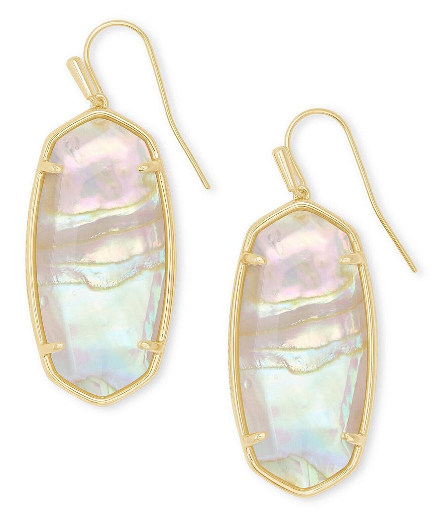 Kendra Scott Faceted Gold Elle Earrings