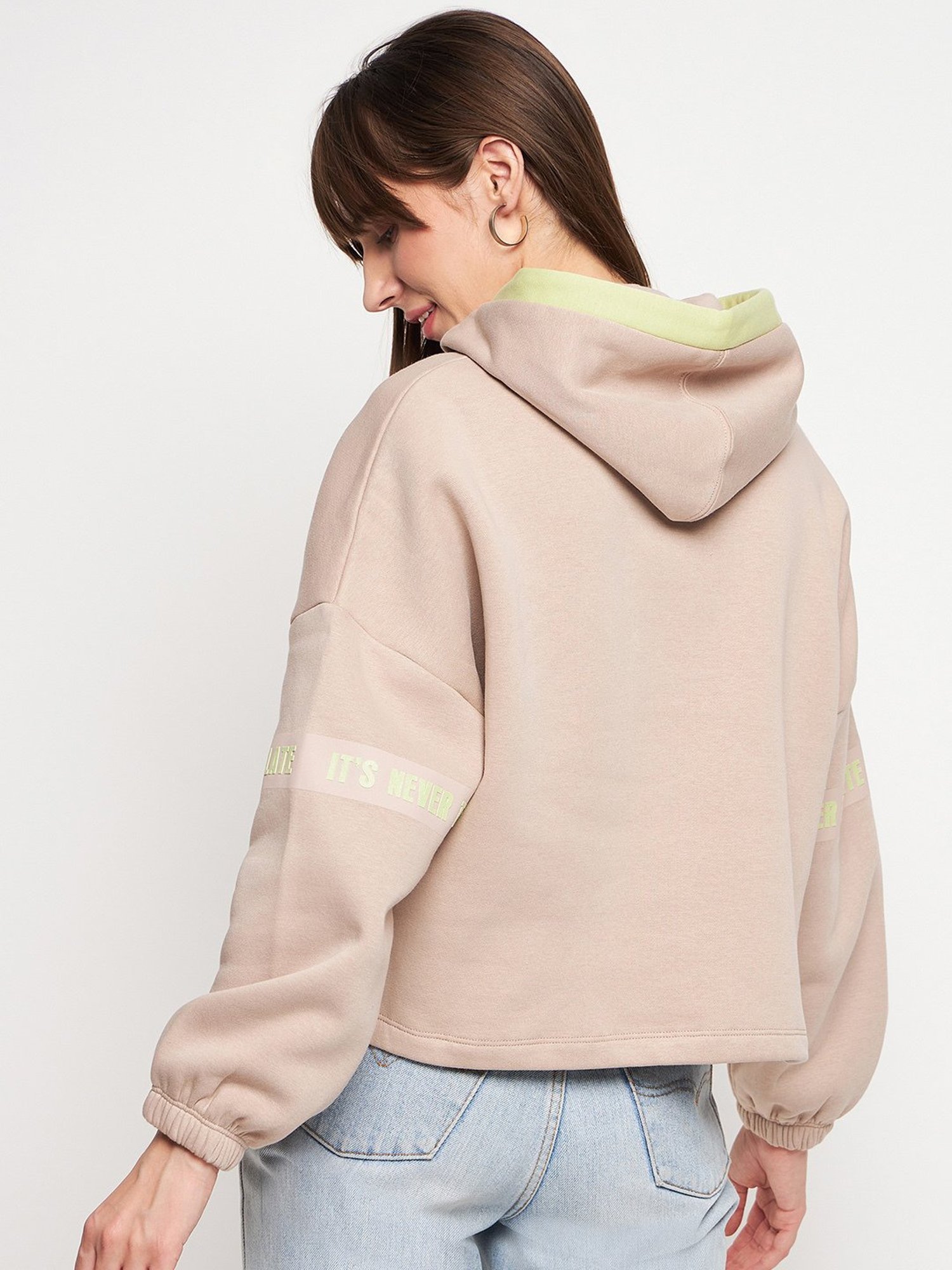 KENDALL + KYLIE Multicolored Printed Hoodie