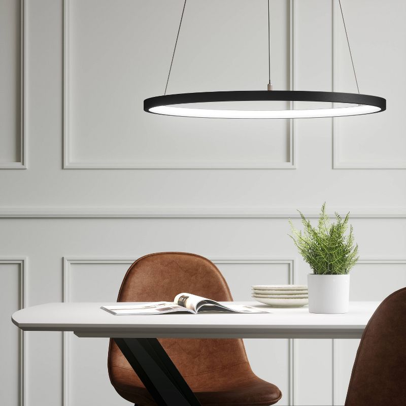 25" LED Neon Pendant Lamp Black - Project 62™