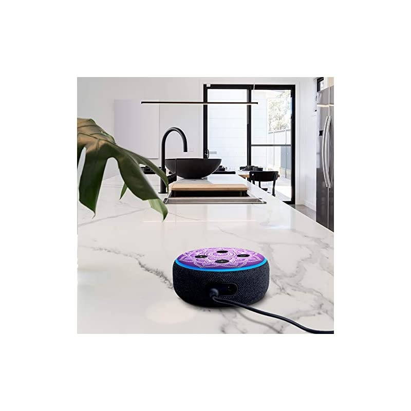 Mandala Vinyl Decal Skin Compatible with  Echo Dot 3rd Generation Alexa Decorations for Your Smart Home Speakers Great Accessories Gift for mom dad Birthday Kids