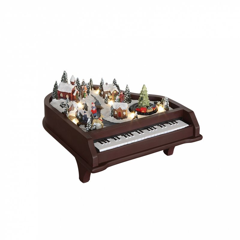 Mr. Christmas Musical Piano LED Animated Musical Christmas Decoration