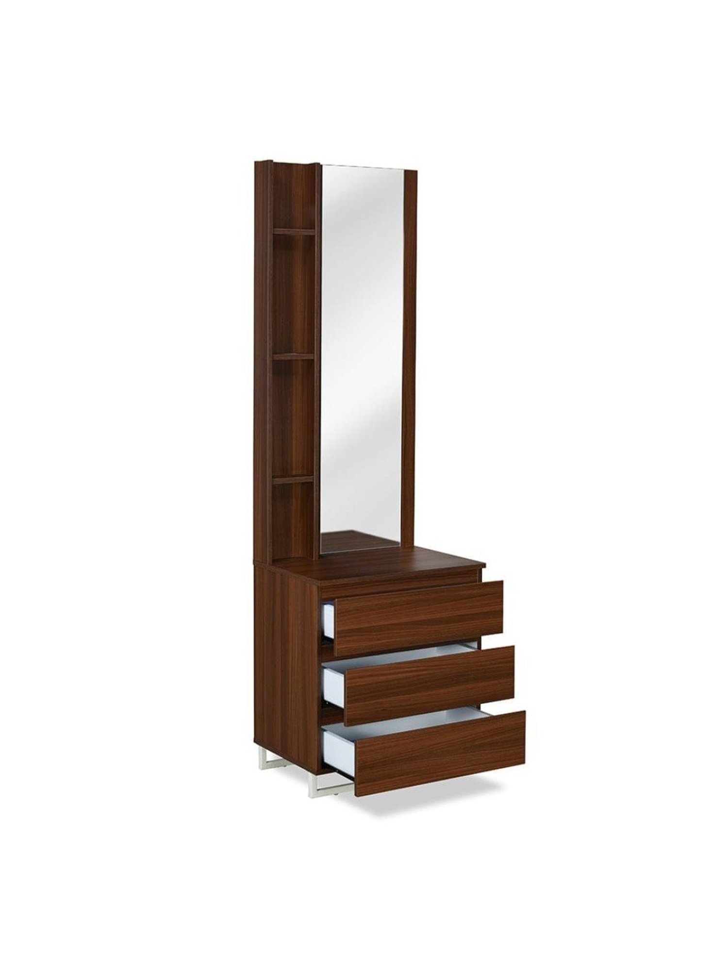 Nilkamal Meta Classic Walnut Engineered Wood Dressing Table