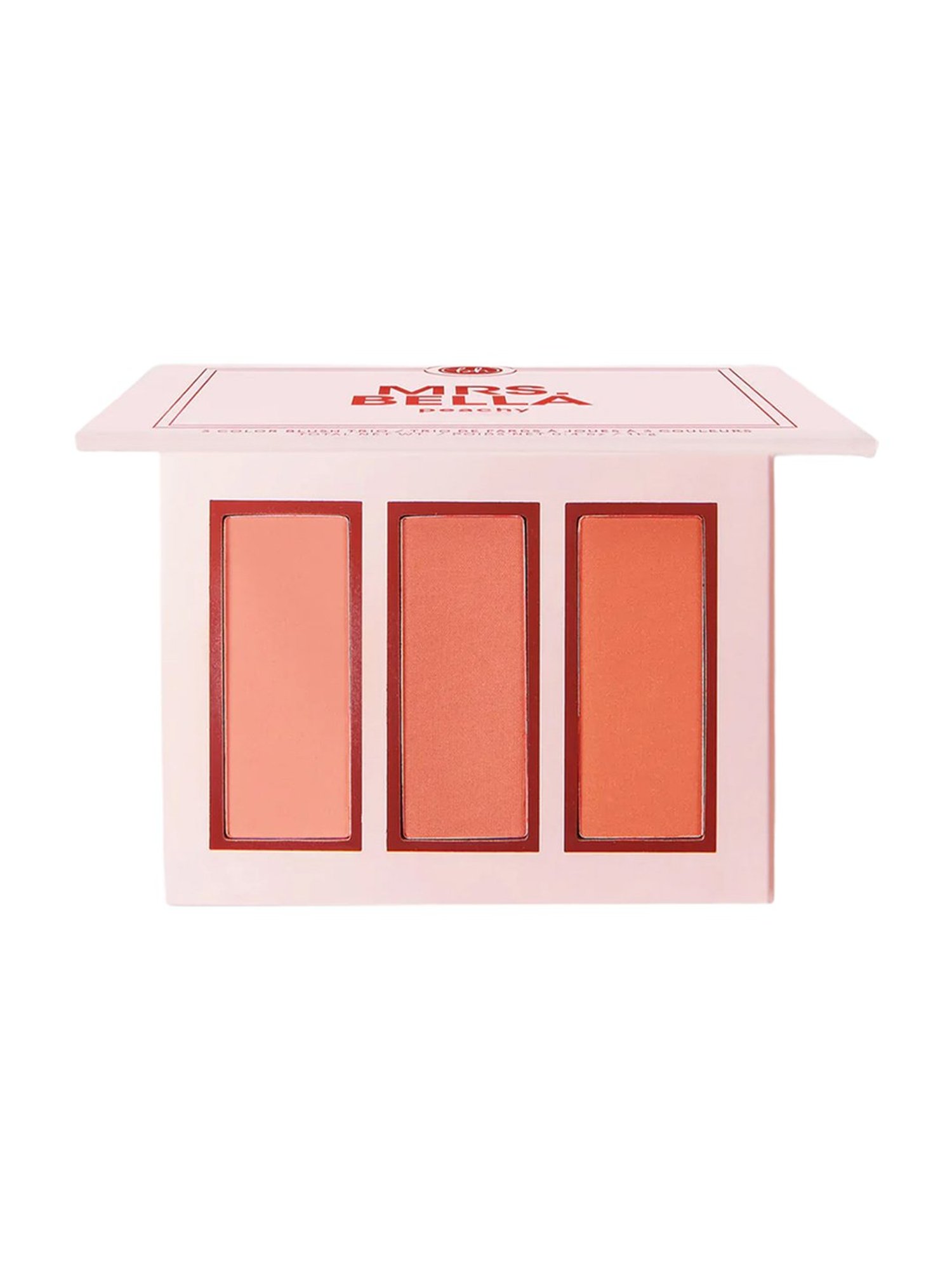 BH Cosmetics Mrs. Bella Peachy 3 Color Blush Trio - 11 gm