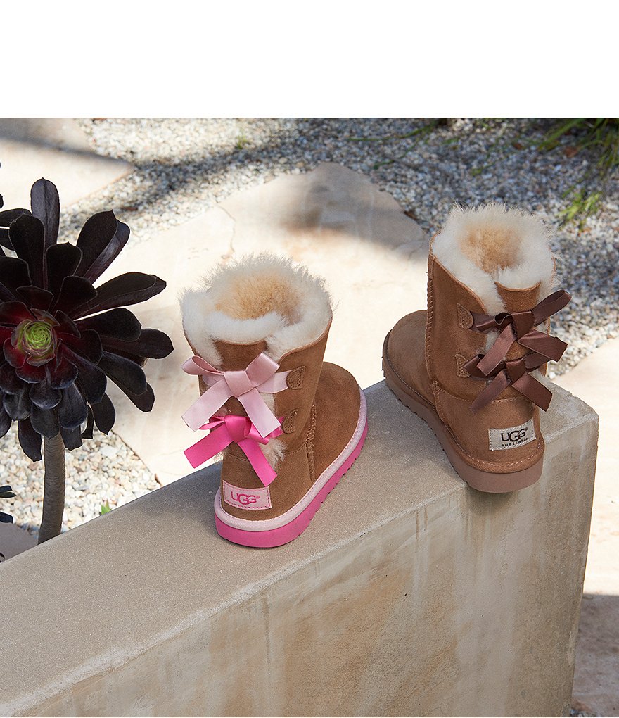 UGG&reg; Girls' Bailey Bow II Water Resistant Boots (Toddler)