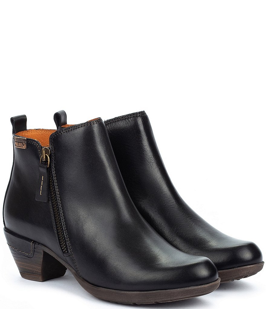Pikolinos Rotterdam 902 Leather Side Zip Booties