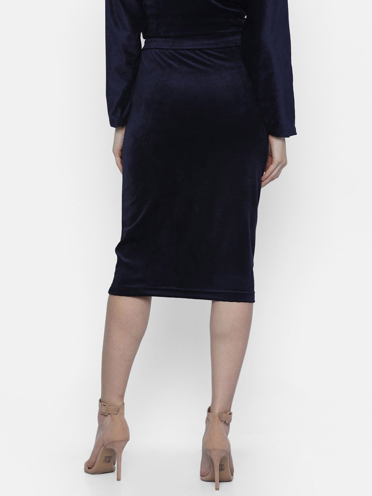 ISU Navy Midi Skirt