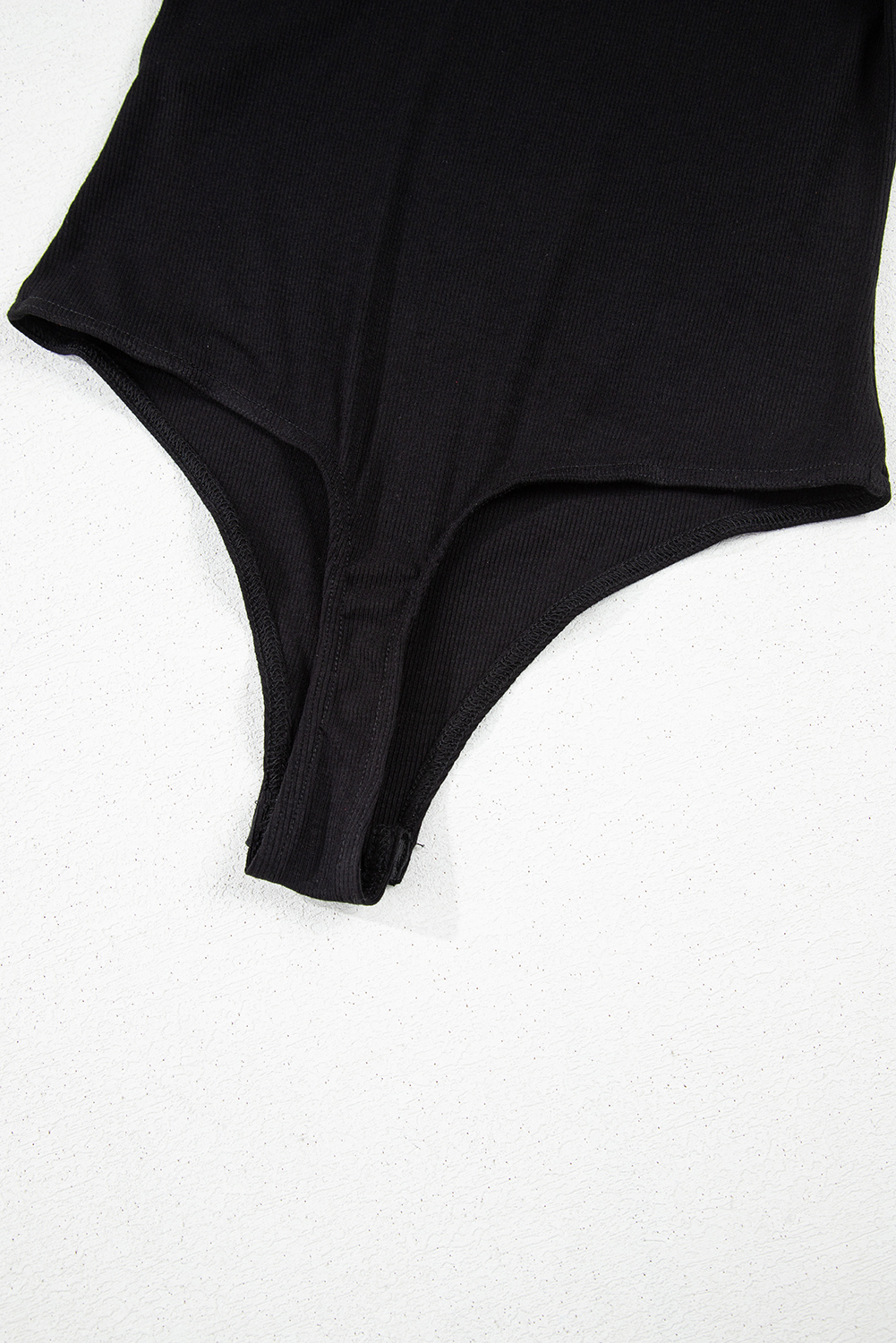 Rose Red Rhinestone Mesh Long Sleeve Bodysuit