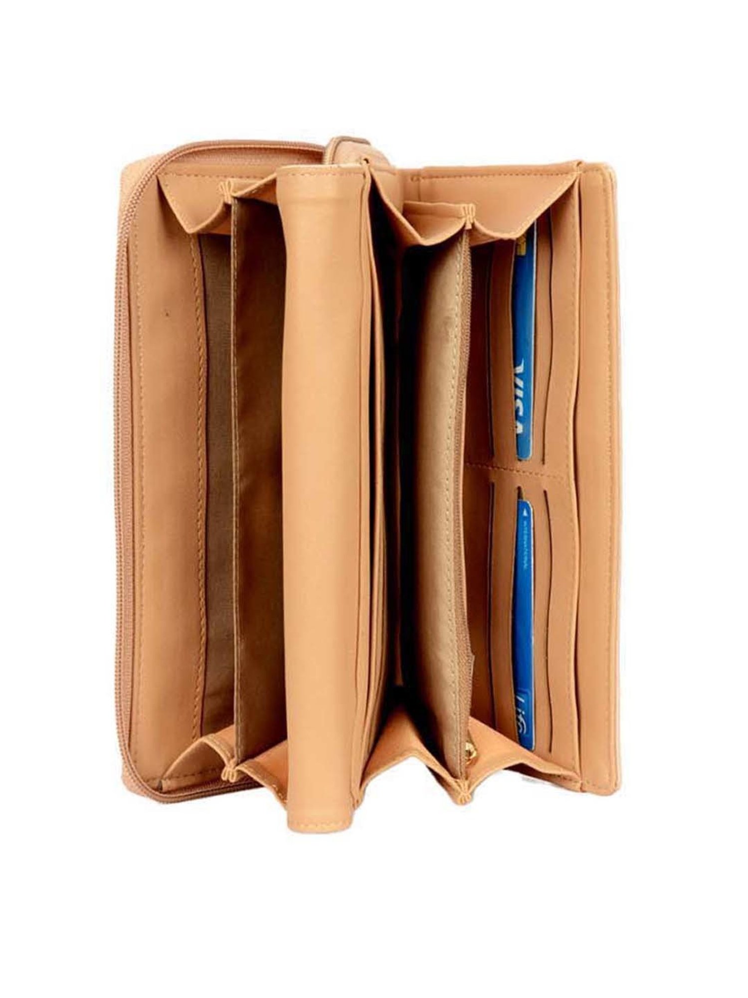 Baggit Beige Solid Wallet for Women