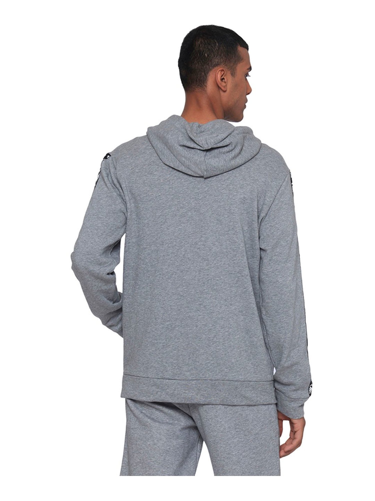 Puma Grey Printed Regular Fit Jacket