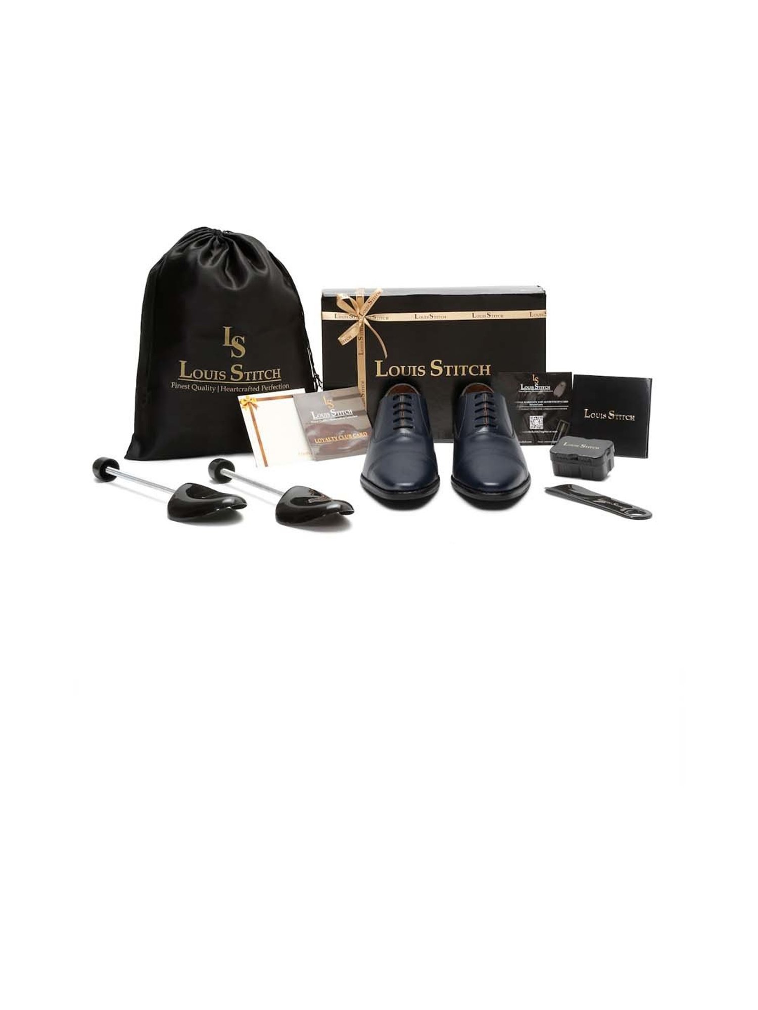 Louis Stitch Men's Blue Oxford Shoes