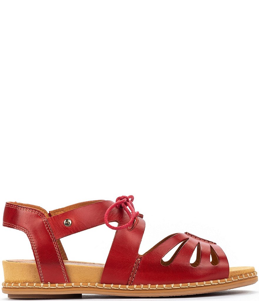 Pikolinos Marazul W3F Leather Wedge Sandals
