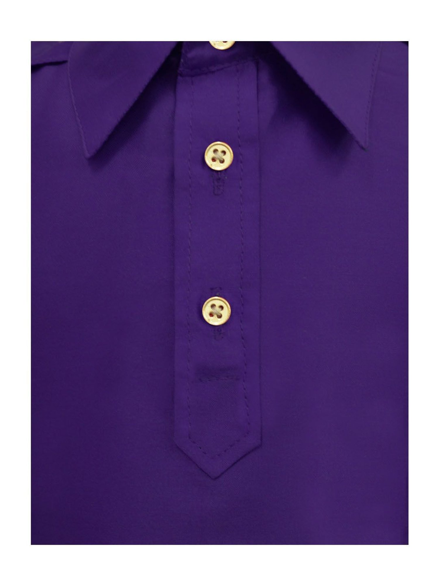 A.T.U.N. Boys Purple & Black Regular Full Sleeves Pathani Kurta with Pyjamas