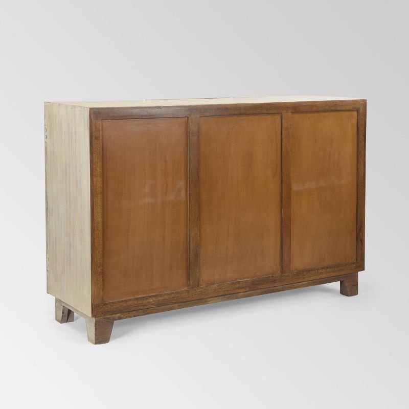 Carmel Sideboard Dark Brown/Black - Chique