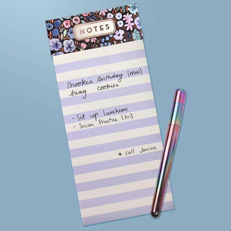 Magnetic List Pad Ditsy Floral - greenroom
