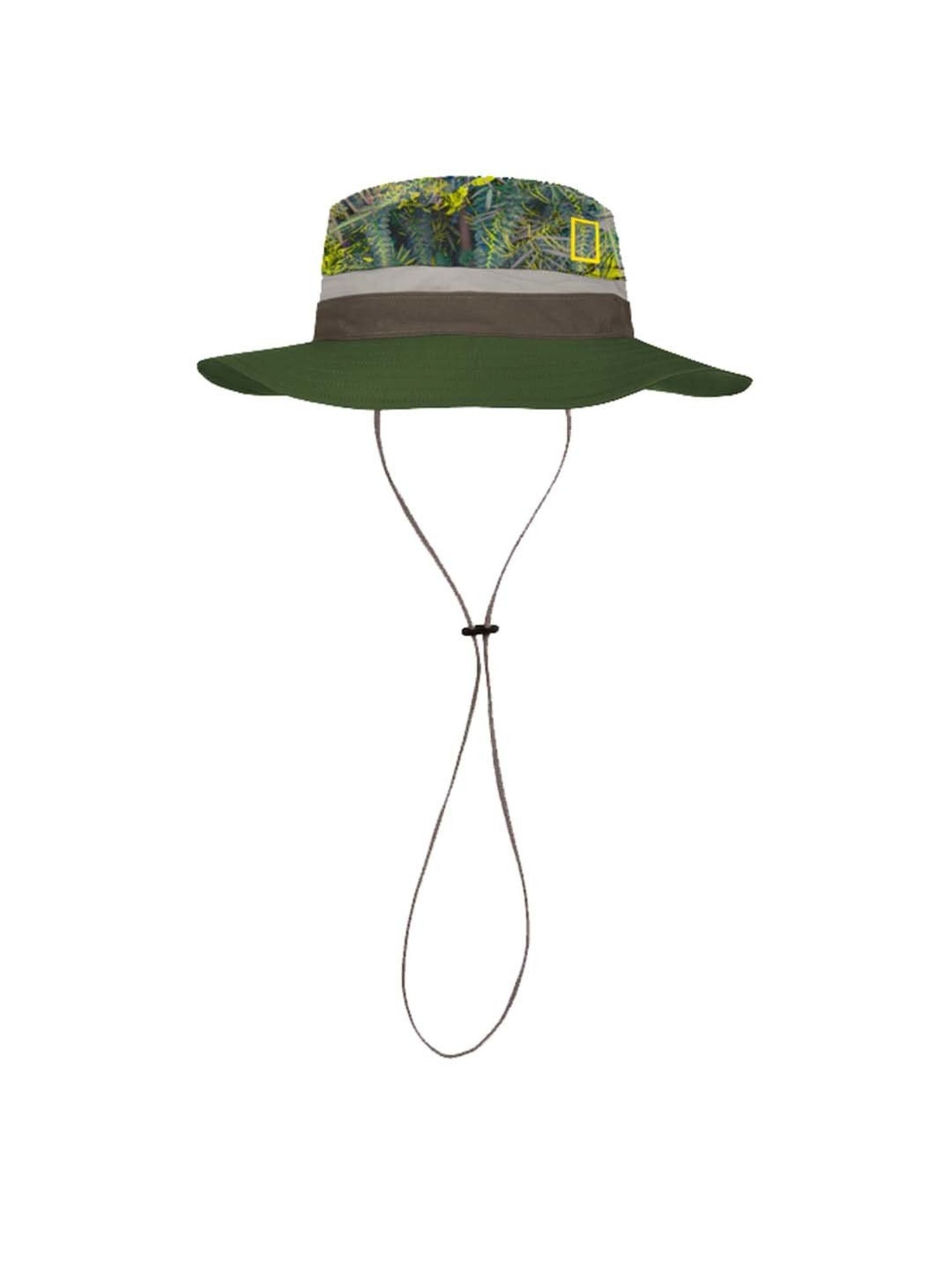 BUFF Explorer Green Printed Bucket Hat - Small/Medium