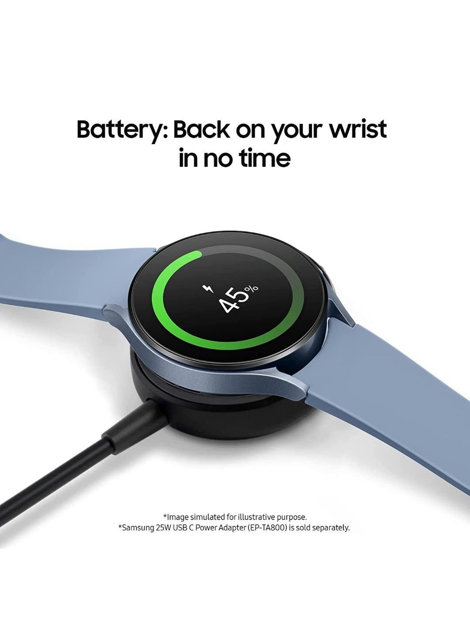 Samsung Galaxy Watch 5 LTE 40 mm, Compatible with Android Only (Graphite)