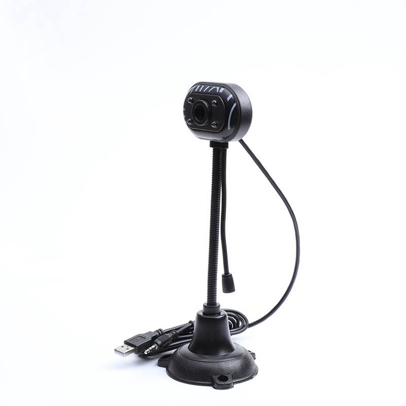 Webcam HD Web Camera with Built-in HD Microphone 640X480P USB Plug Play Web Cam