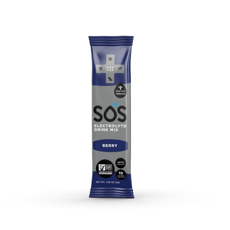 SOS Hydration Electrolyte Drink Mix Variety Pack - 20pk