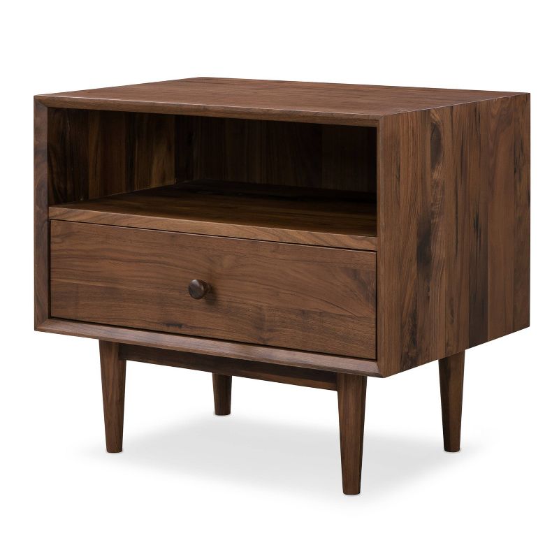 Zane Nightstand Walnut - Poly & Bark