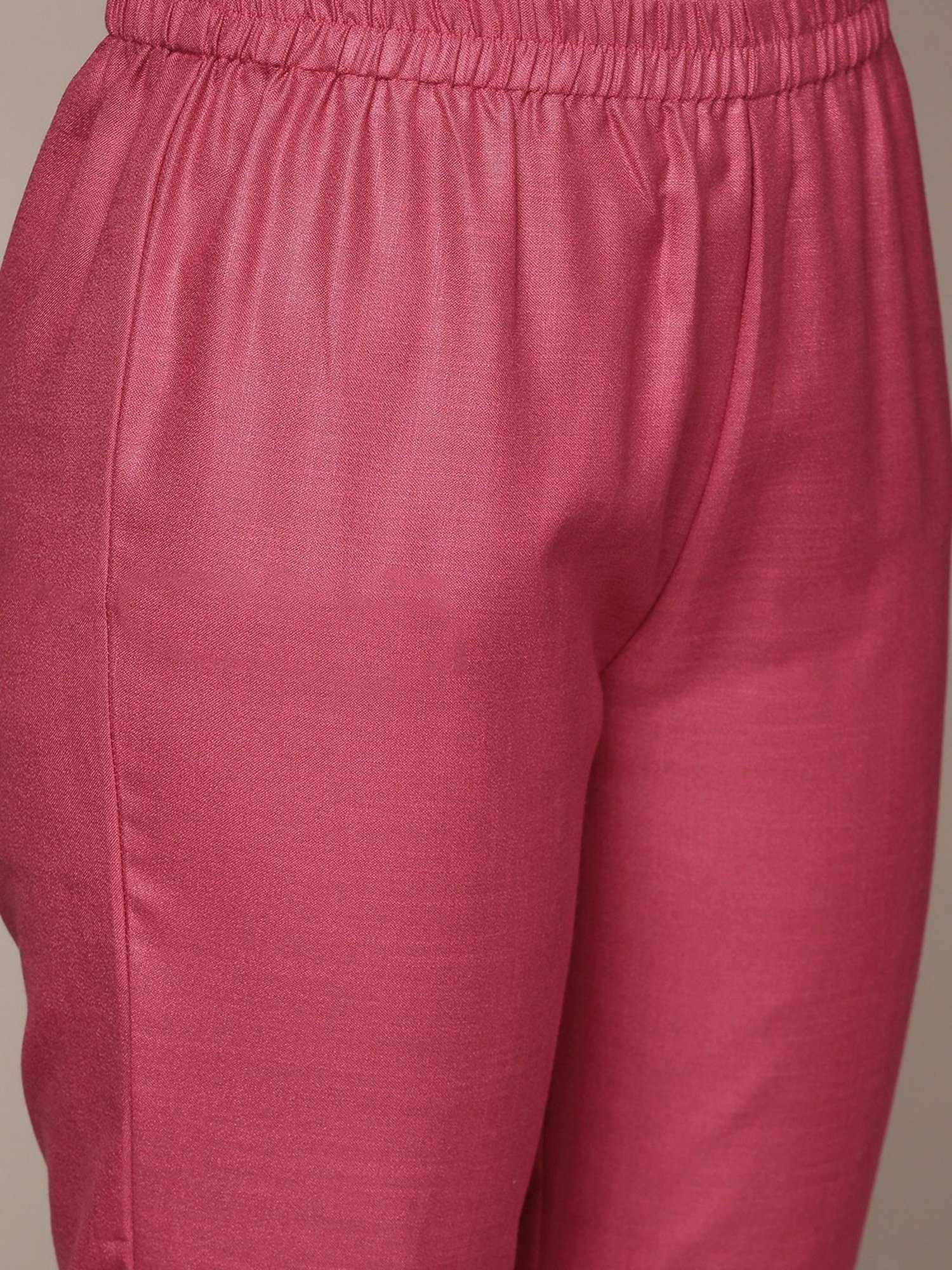 Anubhutee Purple Embroidered Kurta Pant Set