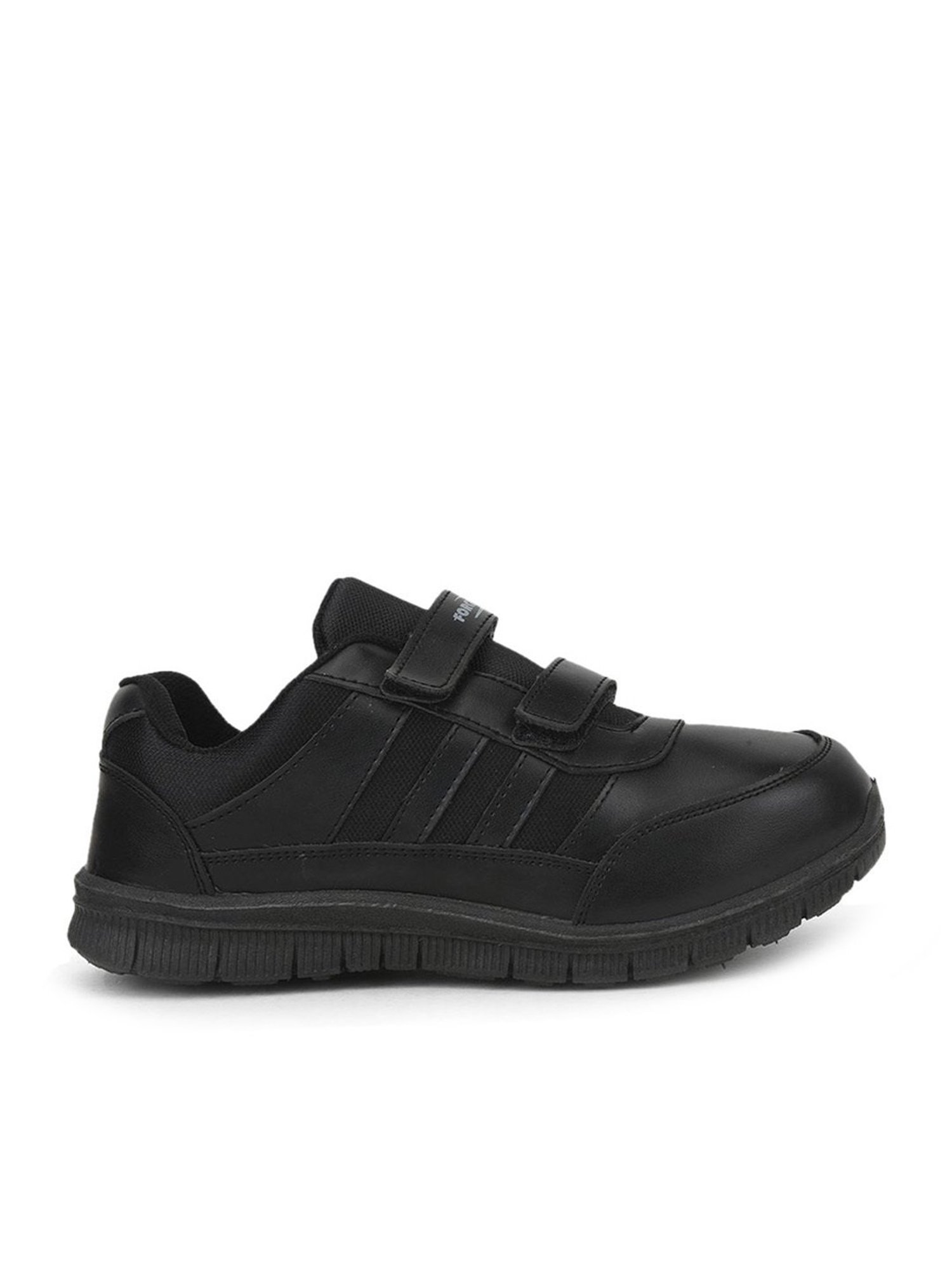 Force 10 GOLA-03 by Liberty Kids Black Velcro Shoes
