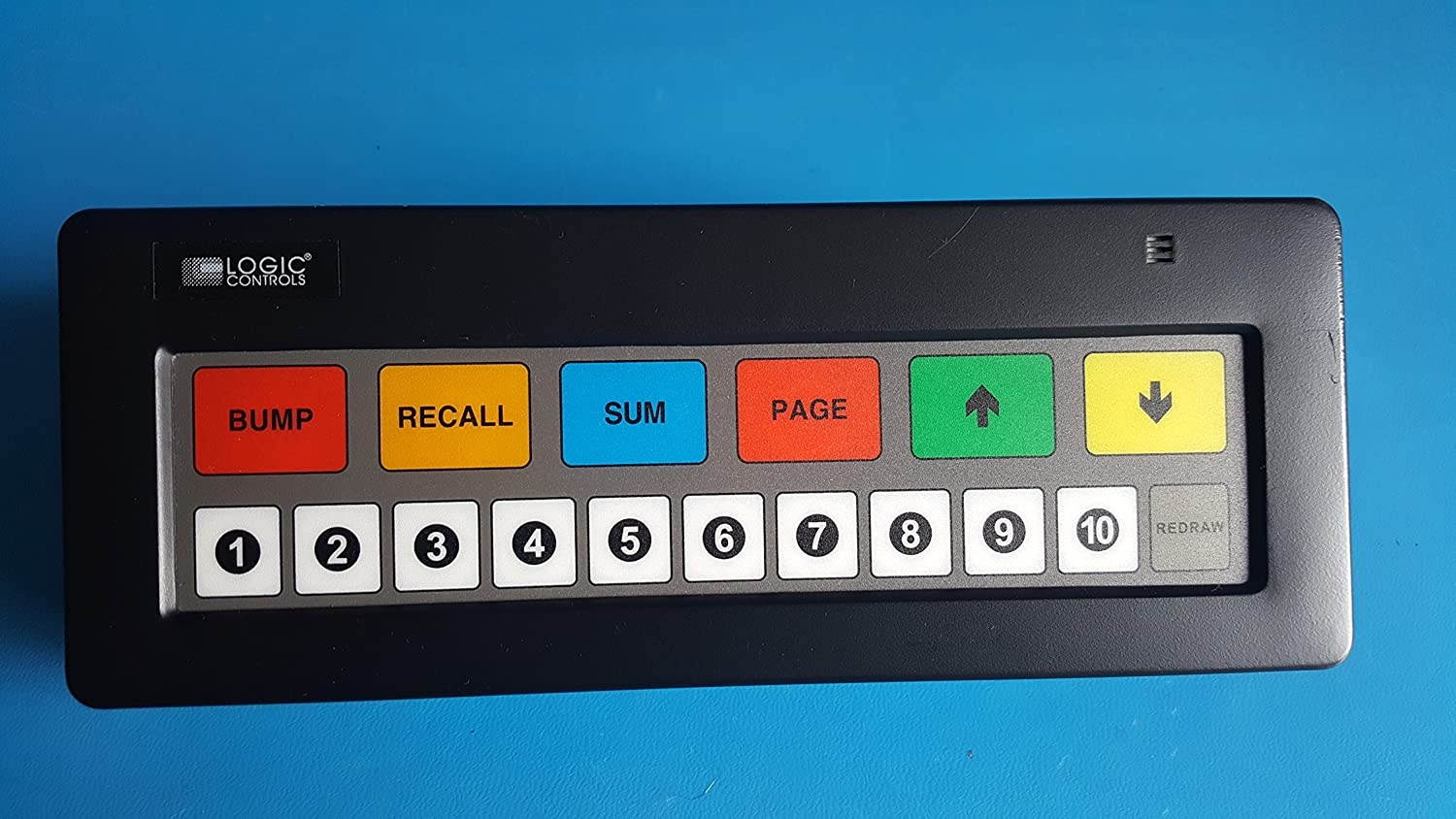 Logic Controls KB1700 17 KEY Programmable KEYPAD (BUMP BAR) - Black, USB, KB1700U-PI-YUM . . . (157873)