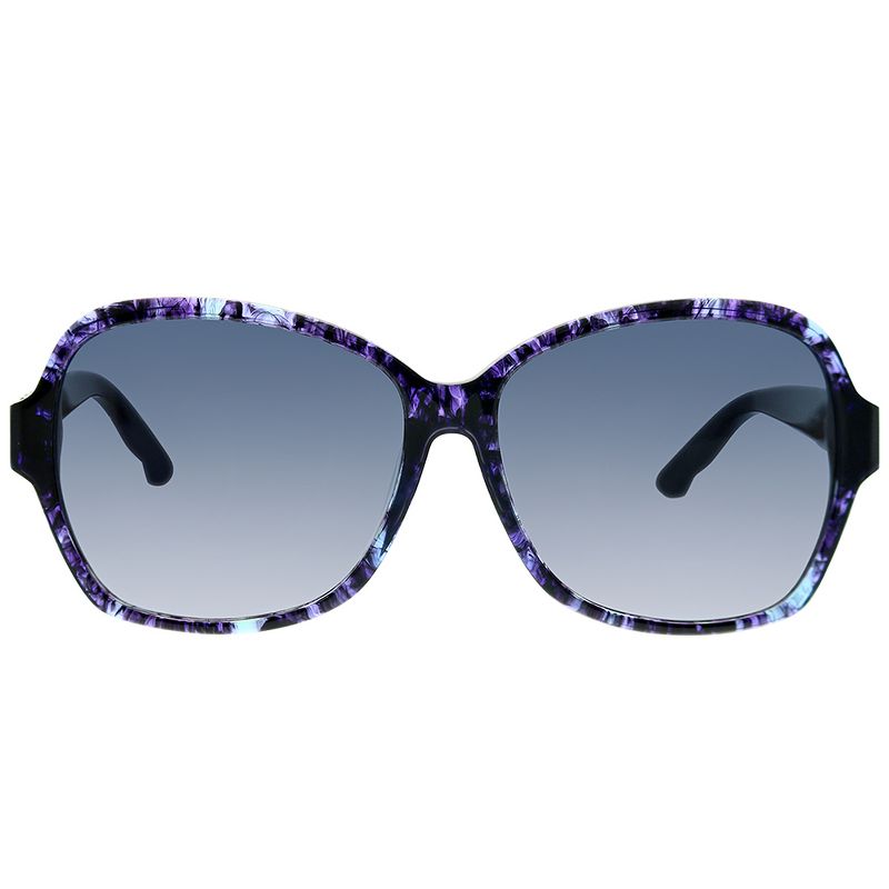 Swarovski SK0088 83W Womens Square Sunglasses Blue Speck 60mm