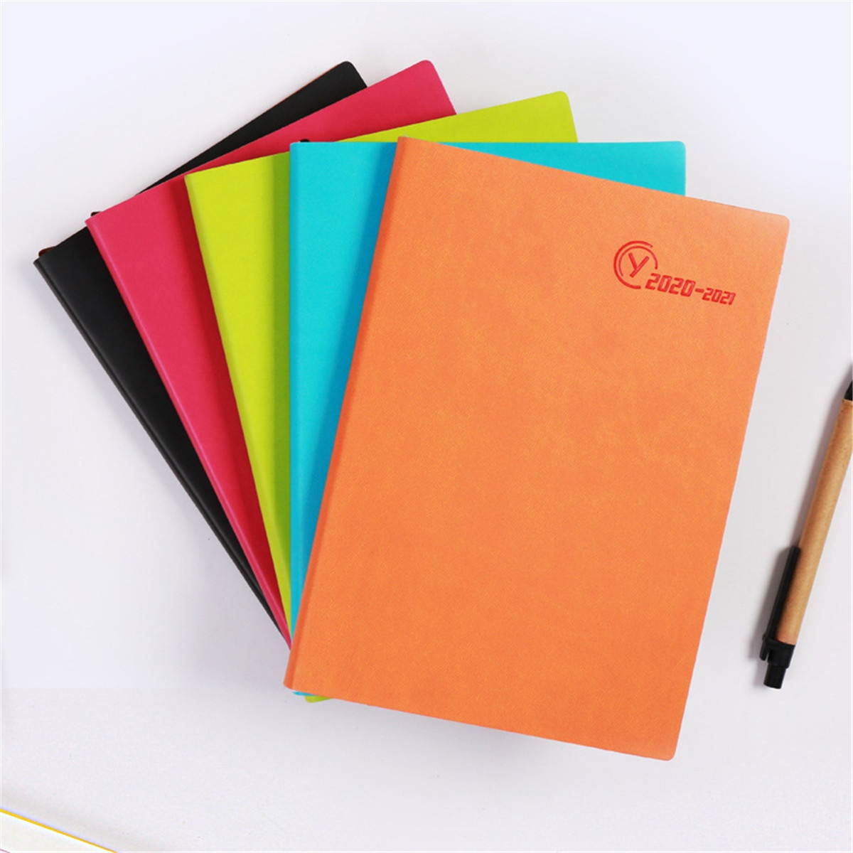 2019-2020 Weekly Monthly Journal Planner Diary Scheduler Organizer Agenda for Study Business Notebook  Red