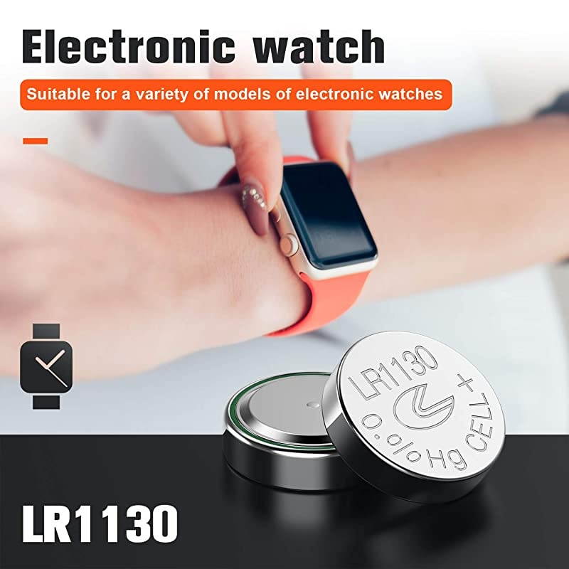 Pack Button Cell Batteries 15V Alkaline AG10 189 389 LR1130 With Long Shelf Life