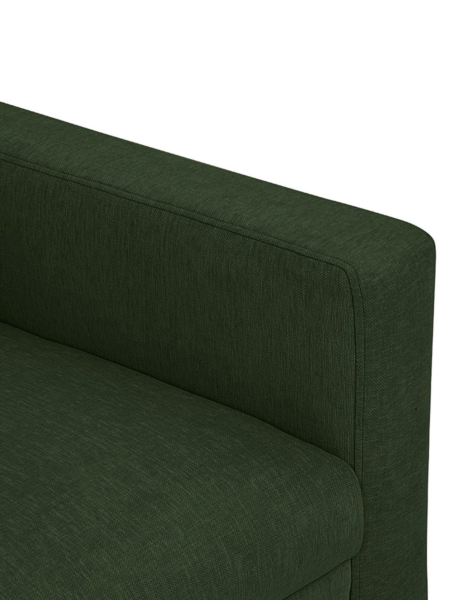 Duroflex Ease Sap Green Neem Wood 1 Seater Sofa