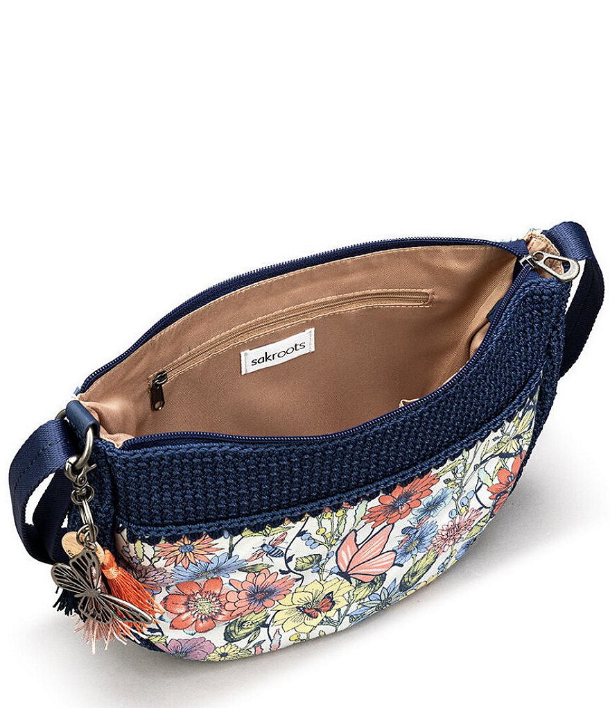 Sakroots EcoTwill Collection Ryder Crescent Crossbody Bag