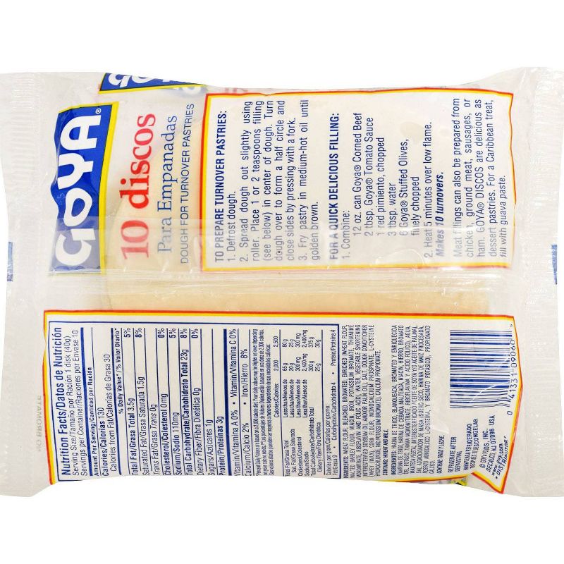 Goya Frozen Disco Dough - 14oz