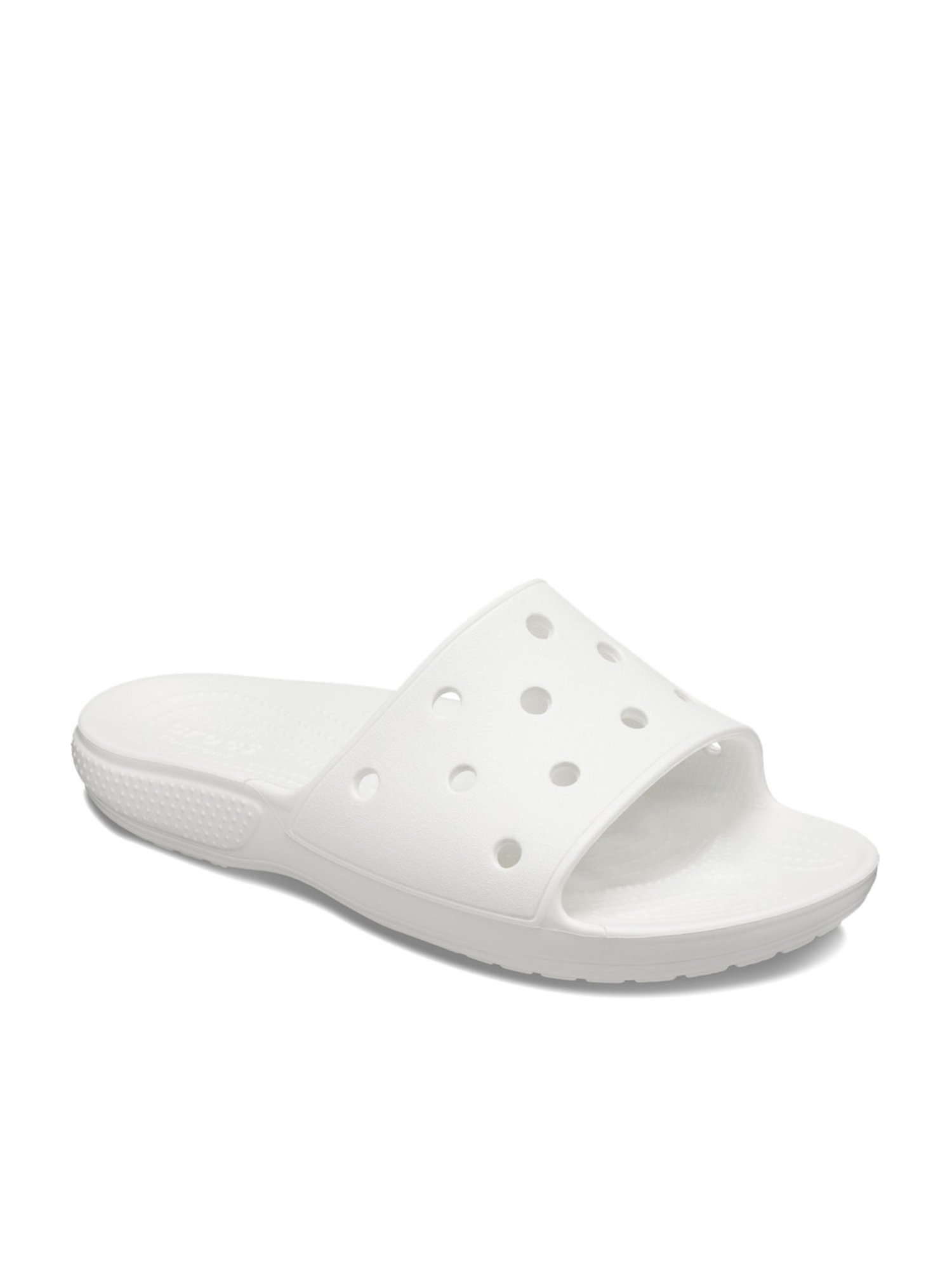 Crocs Men's Classic White Slides