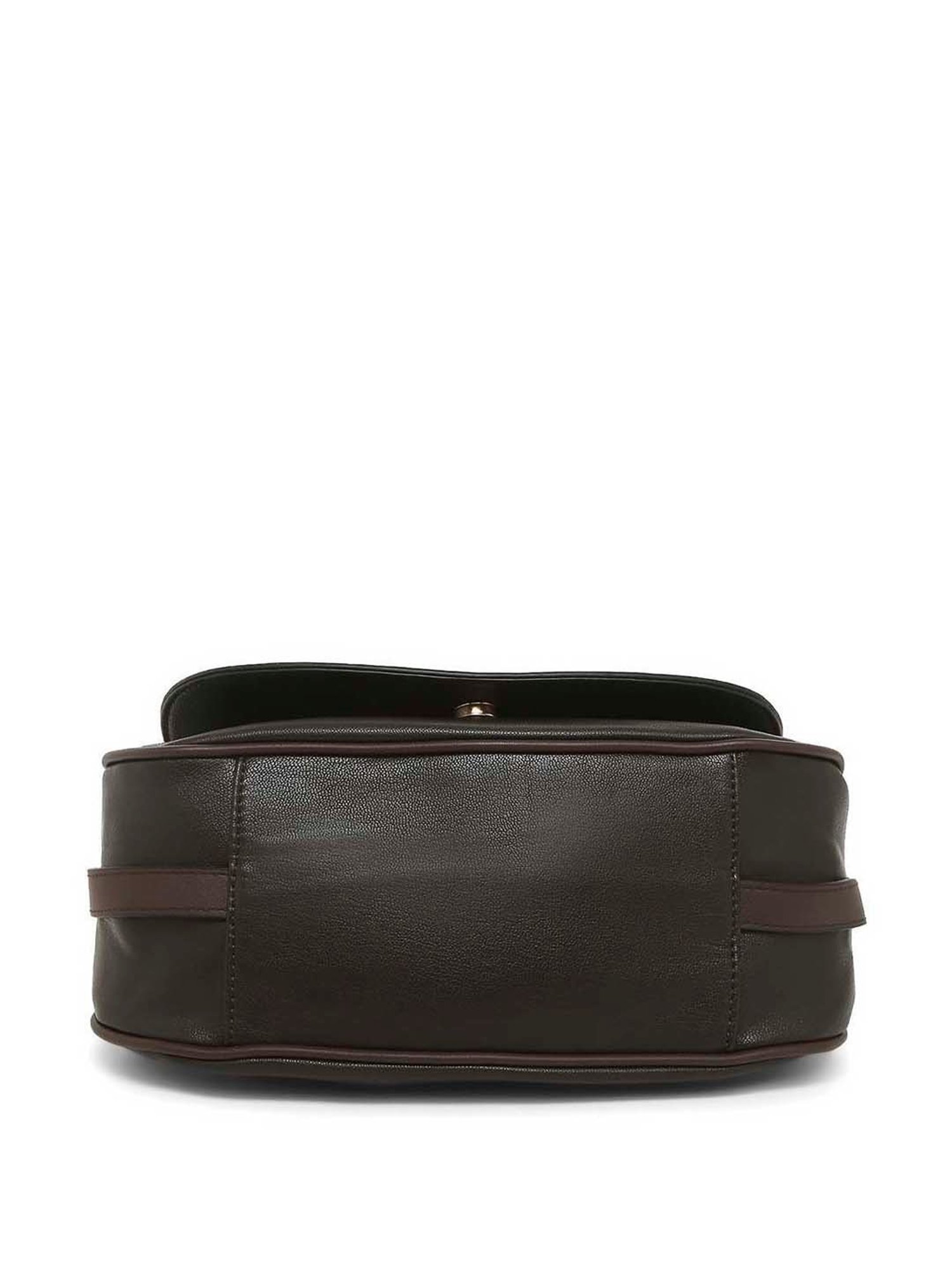 Marina Galanti Brown Solid Medium Handbag