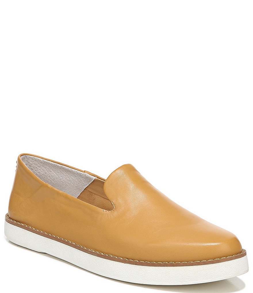 Franco Sarto Iconic Leather Slip-On Platform Sneakers