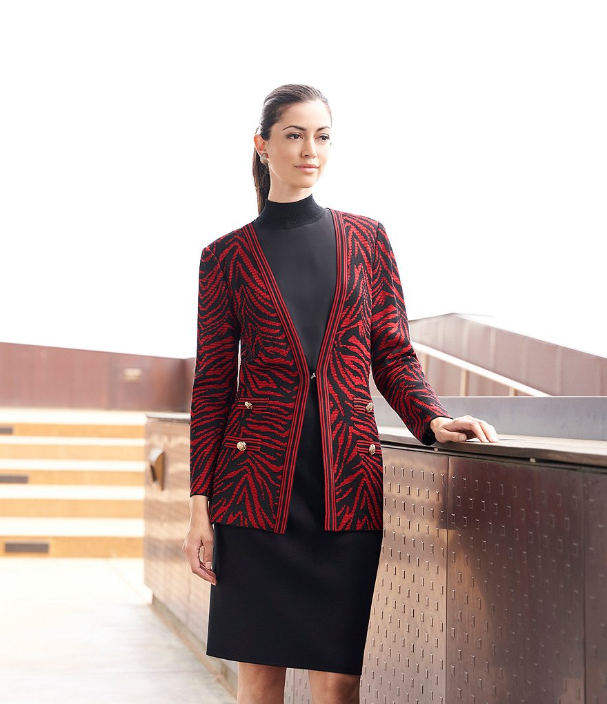 Ming Wang Straight Washable Skirt