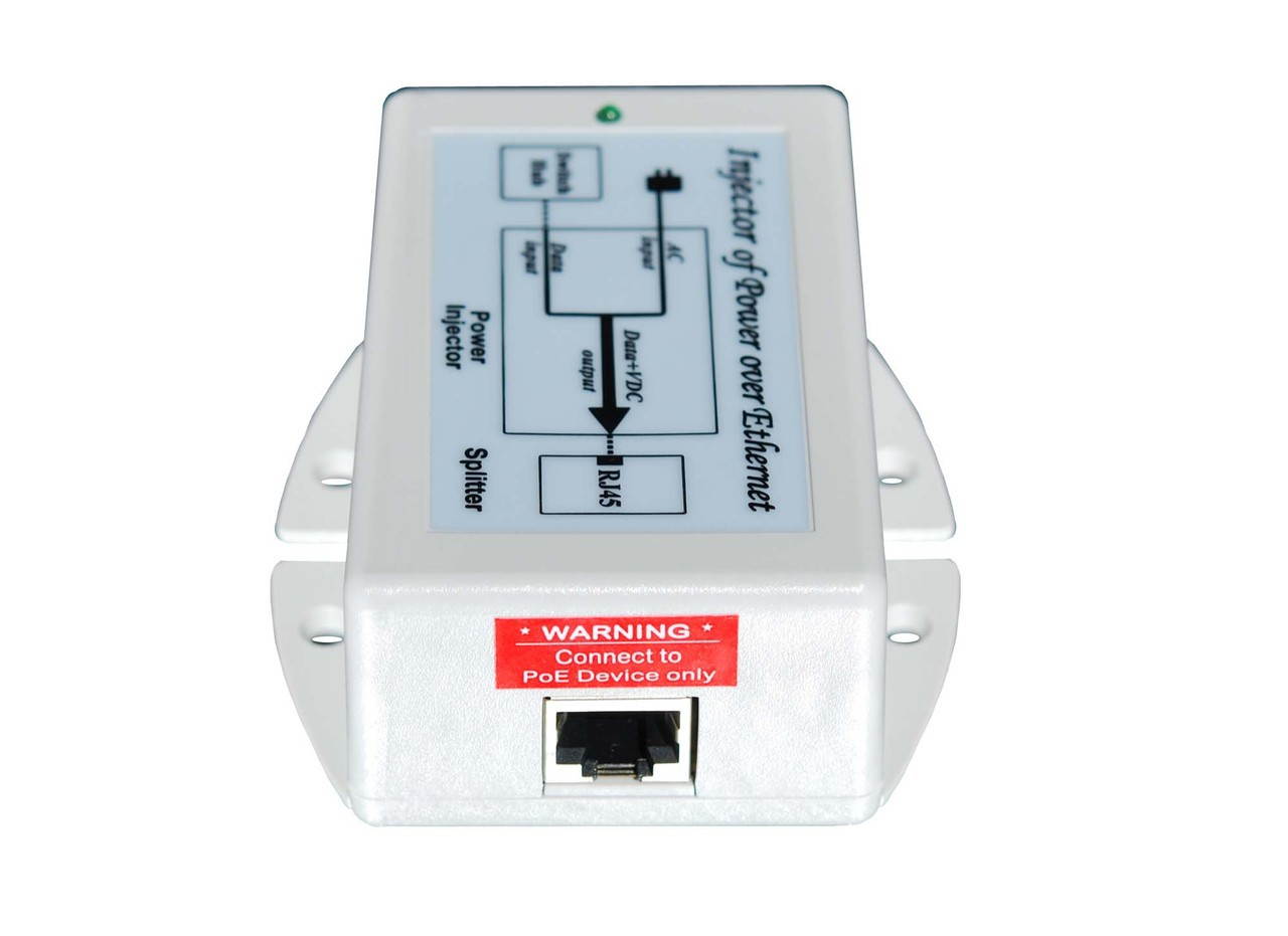 Tycon 48V 18W Gigabit POE Power Inserter, Surge Protected, TP-POE-48G