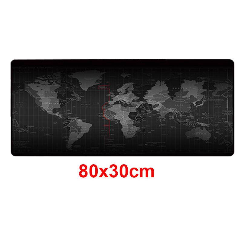 Extra Large Mouse Pad Old World Map Gaming Mousepad Anti-slip Natural Rubber Gaming Mouse Mat with Locking Edge