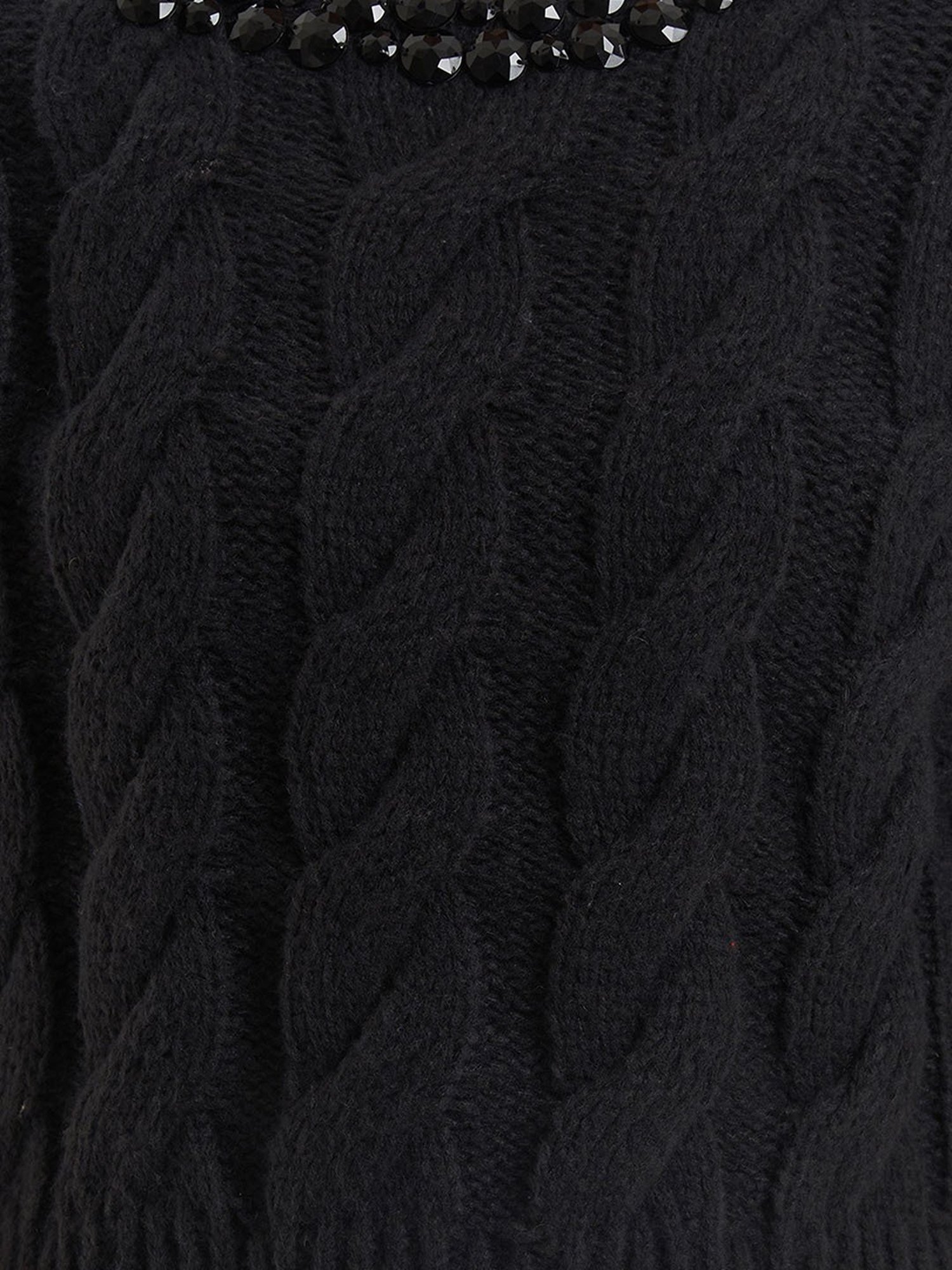 Kazo Black Embellished Sweater