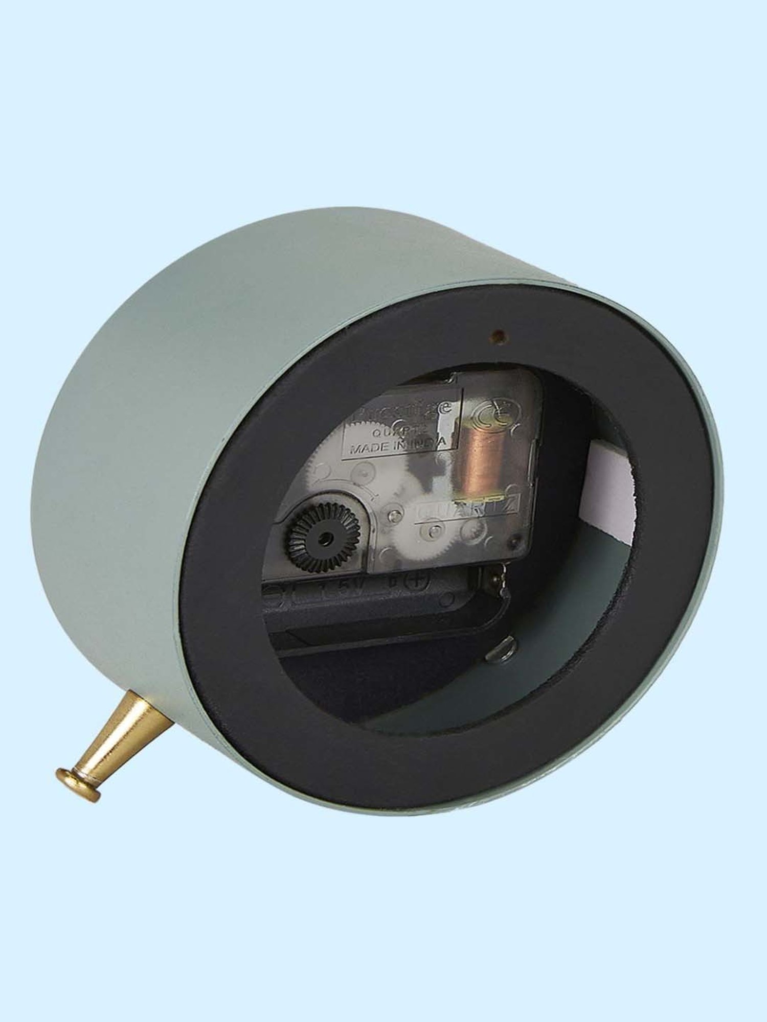 Living Scapes by Pantaloons Yellow Iron Table Clock