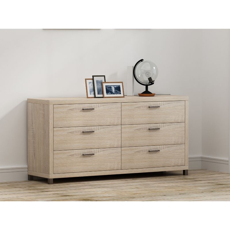Cary 6 Drawer Chest Natural - loft607